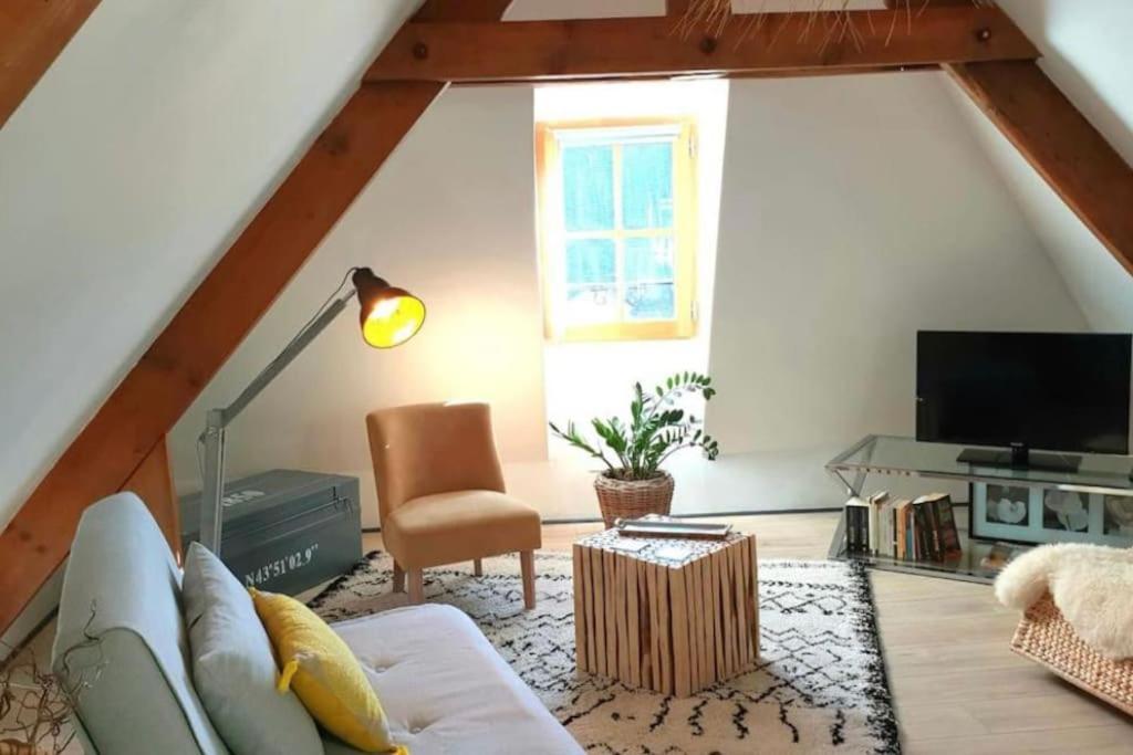 Adorable Petit Loft Clim Wifi Au Pied De La Cite Leilighet Sarlat-la-Canéda Eksteriør bilde